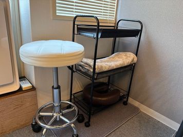 可動式ワゴン＆イス★ - Cura salon2(クーレサロン2）の設備の写真