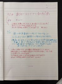 スタジオ内のフィードバックノート② - レンタルスタジオ Mirror Box 黄金町のその他の写真