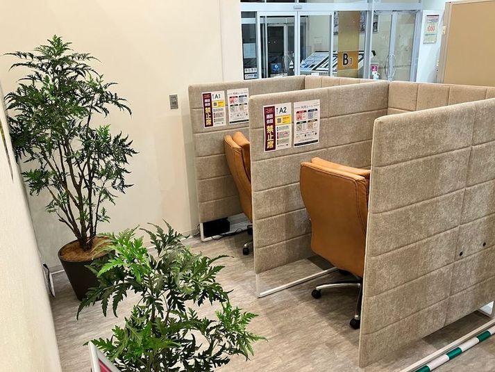 1人用席（通話・会話NG） - コインスペースイオンタウン守谷店