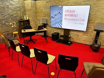 配信スタジオとしてもご利用いただけます - レンタルスペース　STUDIO KOTOBUKI ⛄️インボイス対応・マルチスペースSTUDIO KOTOBUKIの室内の写真