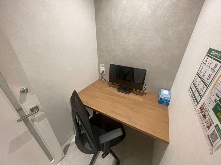 1名個室（ブース4） - いいオフィス京都四条通