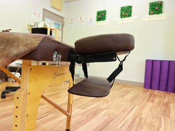 顔当てあり - プライベートサロンくろねこスタジオ 【JR大森駅東口徒歩6分】プライベートサロンくろねこスタジオの設備の写真