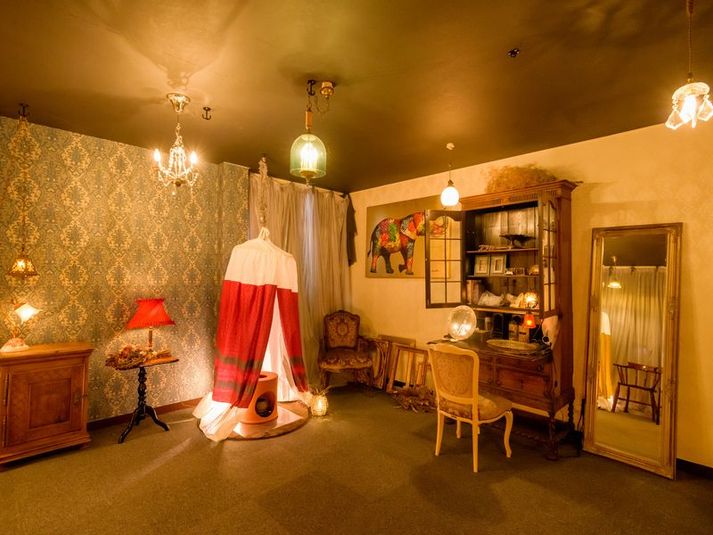 アンティークが素敵すぎる非日常空間のレンタルスペース - 黄土漢方よもぎ蒸し専門店むん☆レンタルスペース