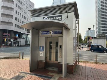 馬車道駅6番出口が最寄りです - みなとみらいと富士山を一望する最上階の明るいレンタルスペース みなとみらい・富士山を一望できる最上階のワークボックス「そら」のその他の写真