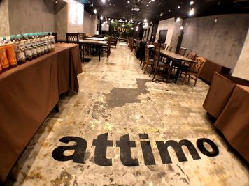 レンタルスペースattimo 貸会議室、セミナールームの室内の写真