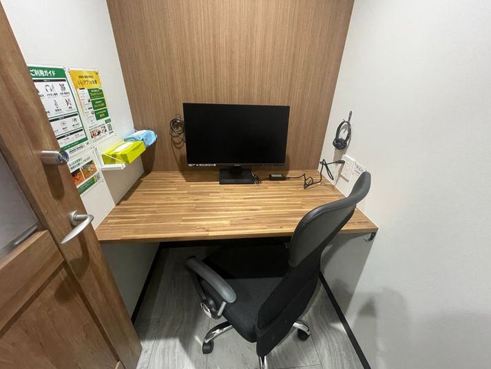 1名個室(ブース10) - いいオフィス神田
