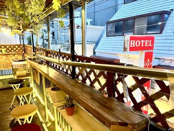 流しそうめんスライダー - サカマチ灯響（サカマチNEON） アウトドアスペース付きRoof Top BAR!!の設備の写真