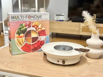 フォンデュメーカーです🫕
チーズ・チョコレート、様々な具材で楽しめます🧀 - nuage 宇都宮 nuage 宇都宮 🌸オープン記念セール実施中🌸の設備の写真