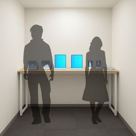 BAレンタルオフィス本町 展示スペース(商品・雑貨・アート作品など)　5.35㎡　駅チカの室内の写真