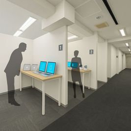BAレンタルオフィス本町 展示スペース(商品・雑貨・アート作品など)　5.35㎡　駅チカの室内の写真