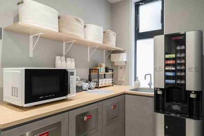 フリードリンク・スープ類あります - BIZcomfort新潟 個室ワークスペース（1名用）の設備の写真