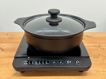 IH調理器お鍋セット - レンタルスペース Limone(リモーネ）神田 Limone(リモーネ)神田･大手町 ビジネス専用の室内の写真