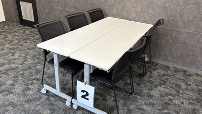 お部屋の一例＜6C＞卓番号2 - ボドシェア新宿店 【1卓料金】作業もMTGも！コワーキングスペース※最終入館20時の室内の写真