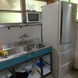 冷蔵庫 - 古民家 燎-KAGARIBI-  古民家を再生させたレンタルスペースの室内の写真