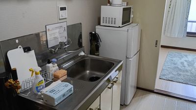 電子レンジ、冷蔵庫、冷凍庫 - フロレスタ町田2の室内の写真