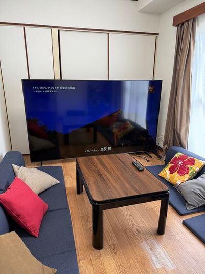 水天宮前2分大画面液晶🚿シャワー🎬映画鑑賞，ゲーム🏠24H - 水天宮シアタールーム