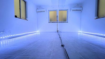 撮影用のLED照明あり（白） - レンタルスタジオ おどルーム 大久保店の室内の写真
