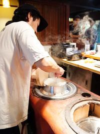 竈門の利用については安全上の理由で単独でのご利用はお断りしています。別途ご相談ください。 - 旅処　結（YUI） 【古民家】カウンターキッチン付きレンタルスペース！の設備の写真