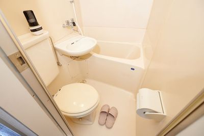 トイレ。クリーニング済みです。 - ピラティススタジオ bel.（ベル） マシンピラティス レンタルスタジオ　BELAの室内の写真