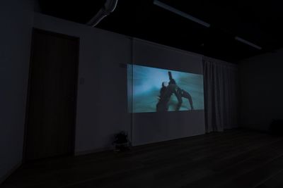 ロールカーテンにプロジェクター上映 - Sunny Rental Studio /サニーレンタルスタジオ 🌸24時間365日いつでも1500円の新価格の変更🌸大感謝祭の室内の写真