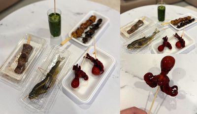 食べ歩きをしなくてもOK👌🏻
錦市場で買った食べ物を空調の効いたプライベート空間でゆっくり味わえます🐙🌟 - 522_Elegance京都四条のその他の写真