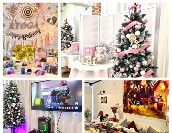 🎃ハロウィンパーティー
🎁クリスマスイベント
🥂😊ご予約受付中です - レンタルスペース【RoomAoyama】 RoomAoyama 　多目的スペースの室内の写真