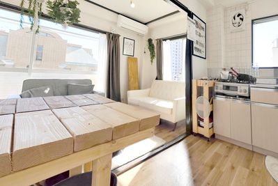 南側の部屋 - CASA代々木 【早朝用】レンタルスペースの室内の写真