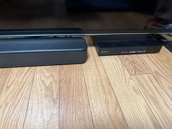 SONYサウンドバーで高音質をお楽しみください - 水天宮シアタールーム 水天宮2分85インチ液晶🚿シャワー🎬映画鑑賞🏠24Hデートの設備の写真