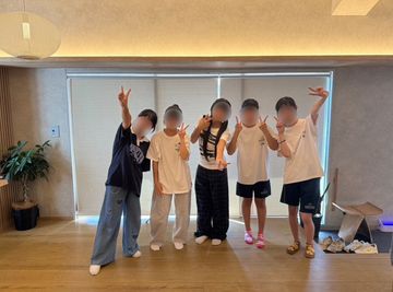 地元の中学校の文化祭のダンスの練習に使用していただきました♪ - ヨシケンホーム｜奈良のリフォーム＆増改築 カルチャー教室・サロン・ママ会スペース・写真撮影にも最適！の室内の写真