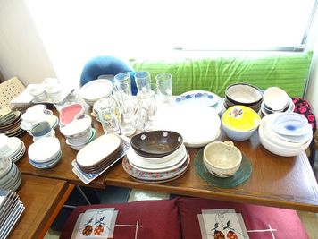食器オプション - レンタルスペース　光が丘 ガスコンロ　調理器具 食器が充実 レンタルスペースの室内の写真