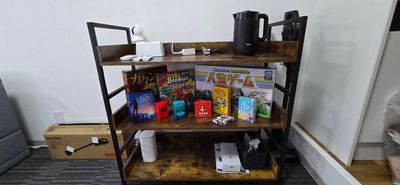 ボードゲームをたくさん用意しています - ネストルームーNest Roomーの設備の写真