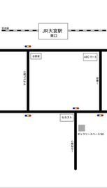 大宮駅より徒歩４分の氷川神社、NACK5スタジアムへ続く好立地な場所です。〜gallery space 96〜 - gallery space 96 レンタルスペースのその他の写真