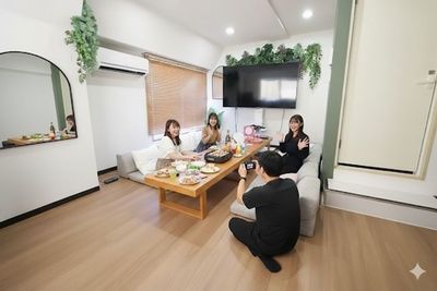 渋谷駅付近にあるおうちスペースになります✨
撮影利用にも人気です📸 - Relax one 渋谷円山 Relax one 渋谷円山｜女子会・推し活✨映画鑑賞🎥の室内の写真