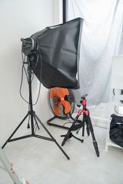 フォトサービスお写んぽスタジオ 自然光が自慢の撮影スタジオの設備の写真