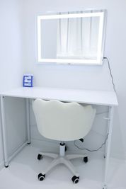 メイクルーム - CLELIA 韓国風フォトスタジオの設備の写真