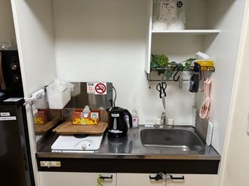 持ち込み品持ち帰り用の袋をご用意しております - 水天宮シアタールーム 水天宮2分85インチ液晶🚿シャワー🎬映画鑑賞🏠24Hデートの設備の写真