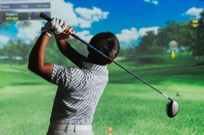 GOLFNEXT24 藤沢善行店 Dルーム※レフティ様優先の室内の写真