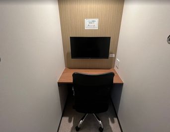いいオフィス品川 1名個室（ブース9）7階の室内の写真