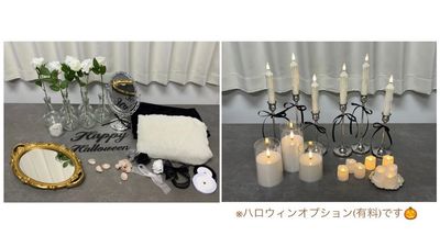 今だけ限定✨
ハロウィンオプションもご用意🎃
※有料オプションです - Room Gray (ルームグレー) 新橋店 Room Gray (ルームグレー) 新橋店（〜10名様）の設備の写真