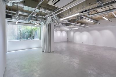 LAIDOUT space 展示会、POP UP、撮影等ができるイベントスペースの室内の写真