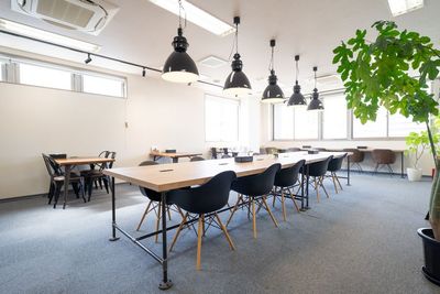 【大須観音2分、伏見10分】最大50名収容、着席32名可能|80㎡の大箱スペース|高速Wi-Fi、プロジェクター、ホワイトボード - 名古屋の貸し会議室「ABCスペース」大須観音店