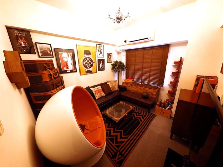 ハイブランドなインテリアで統一した、非日常的な寛ぎのお部屋⭐️ - Lv5目黒川の室内の写真