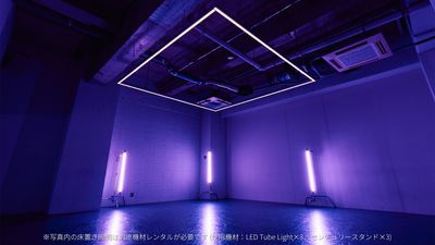 LED Tube Lightを使うと雰囲気が一気に変わります！※ご希望の場合はオプションを追加してください。 - in the house / Nishiwaseda A studioの室内の写真