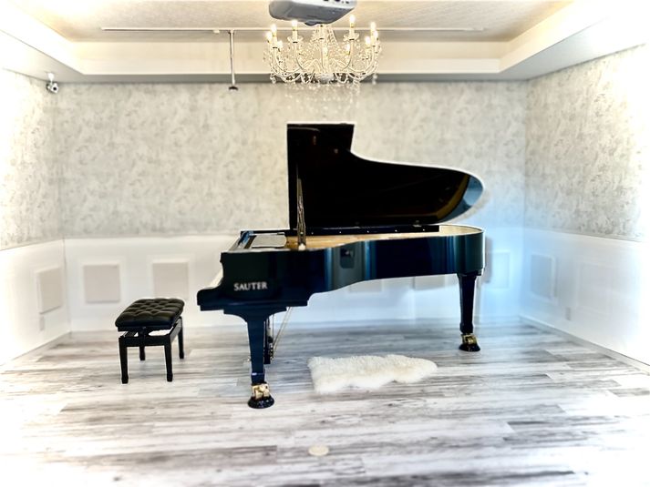 Sauterセミコングランド常設 - Salon P-Square グランドピアノ常設レンタルスペース（Sauter）の室内の写真