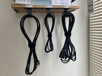 各種ケーブル - 『アイデアナビゲーションルーム』名古屋丸の内店 貸し会議室188の設備の写真